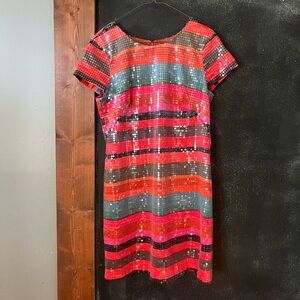 Anthropologie Corey Lynn Calter sequin dress size 10 euc